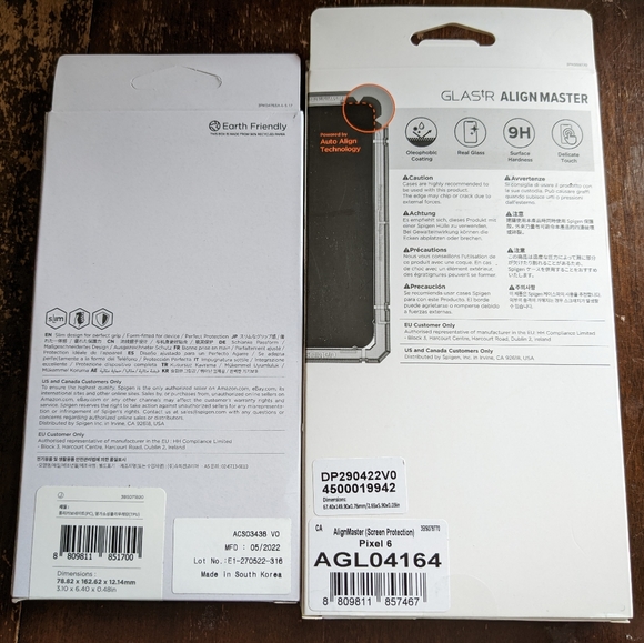 Spigen Case and Screen Protector for Pixel 6 - Picture 2 of 2